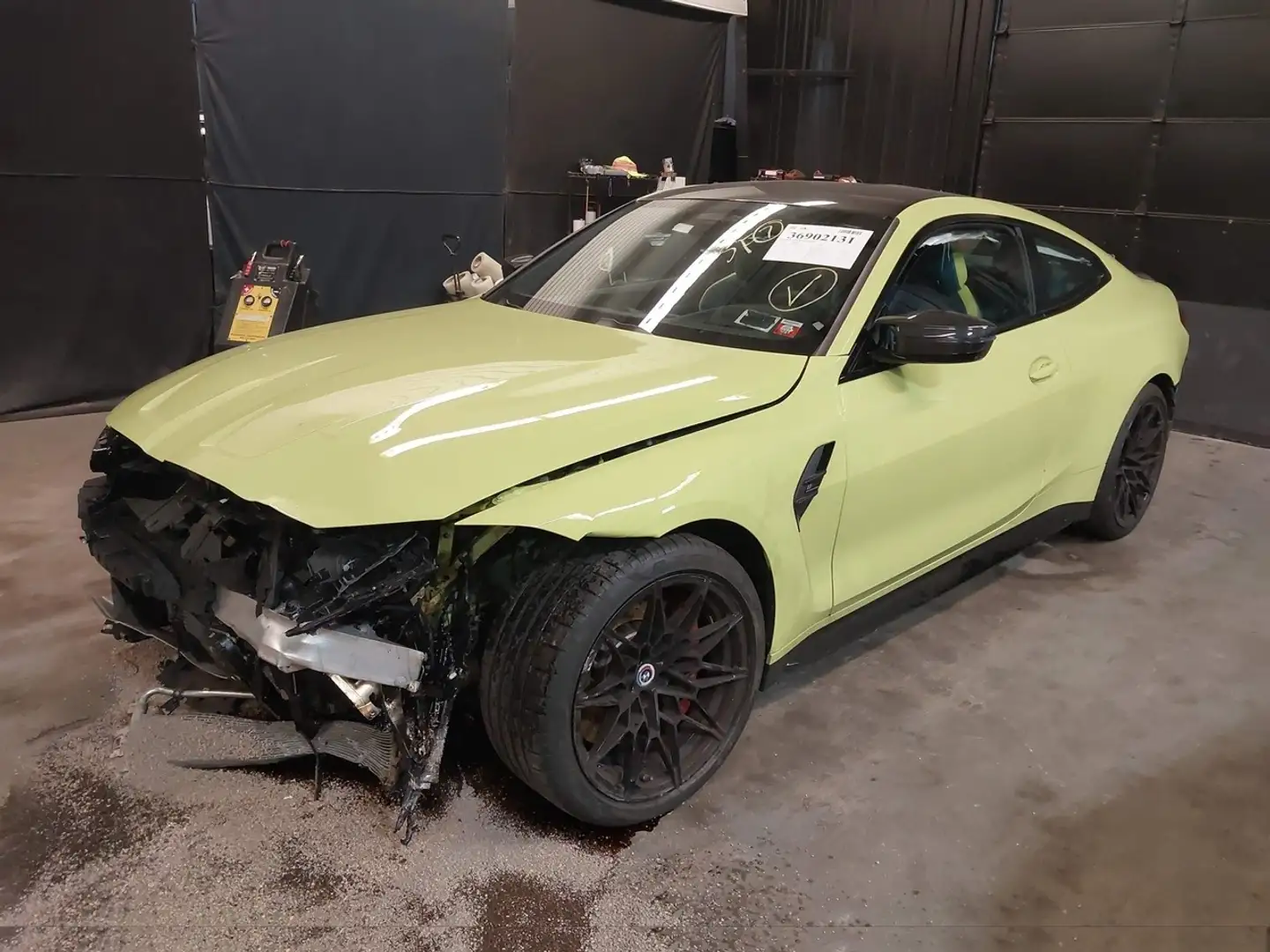 BMW M4 M4 competition usa import front light damage - 1