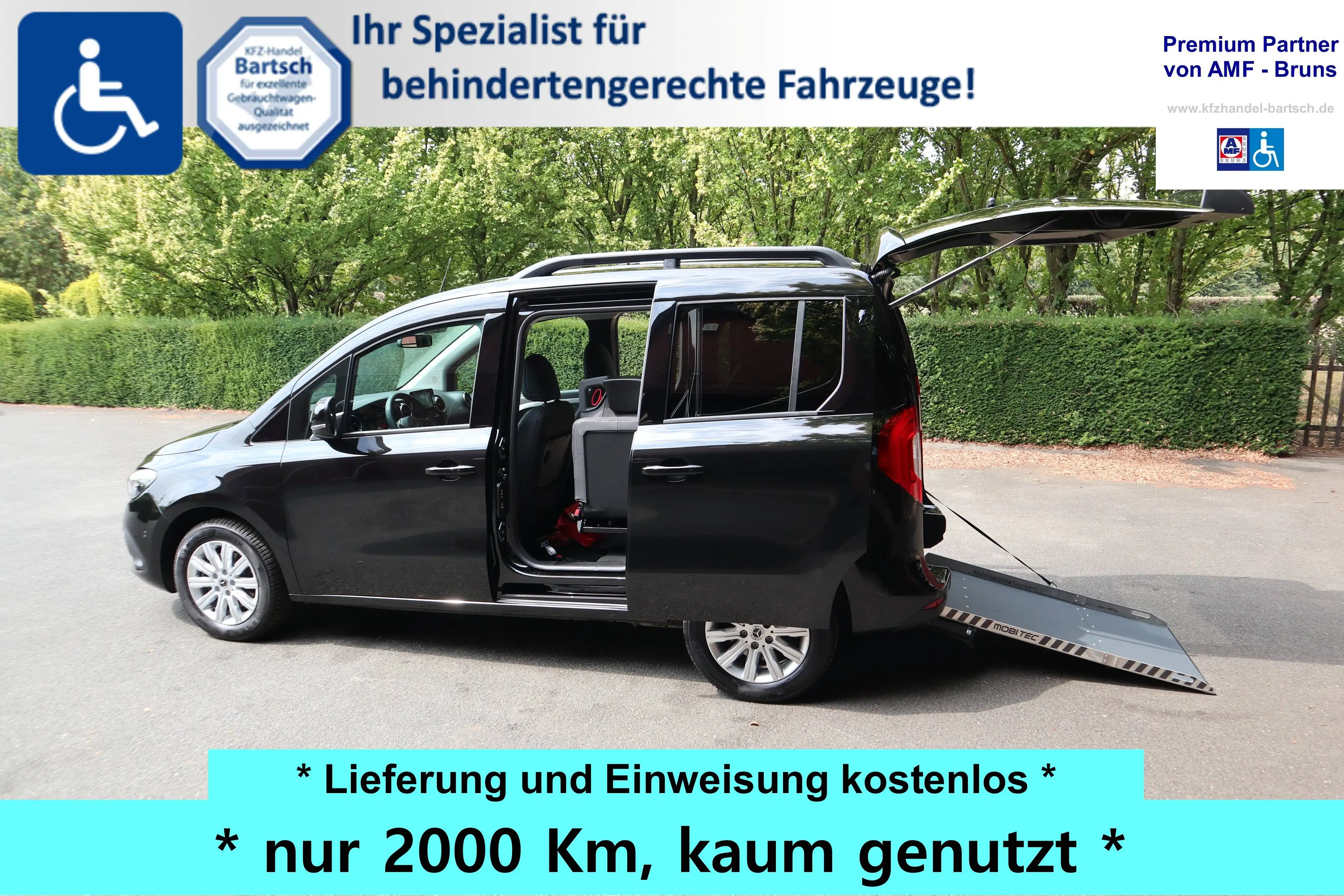 Mercedes-Benz T-Class 180 Edition Automatik*rollstuhlgerecht*elek. Rampe*Sondersitz klappbar*nur 2000 km*