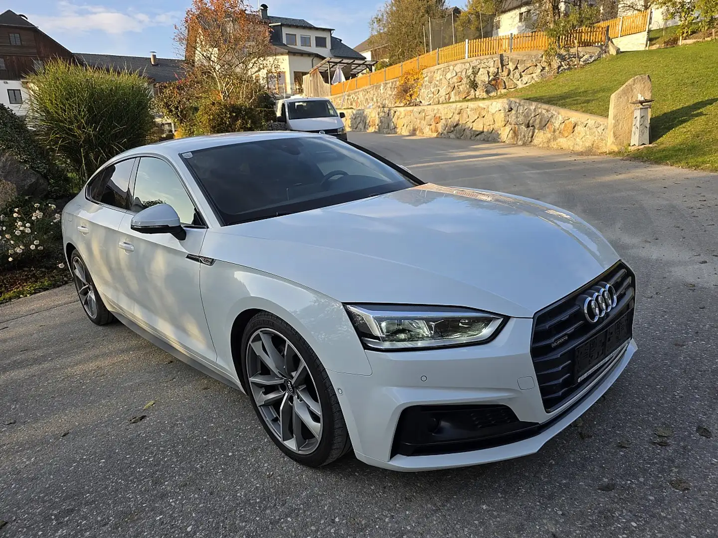 Audi A5 SB 2,0TDI quat. S-Line ACC Leder ,Sport,Spur-ha... Weiß - 2