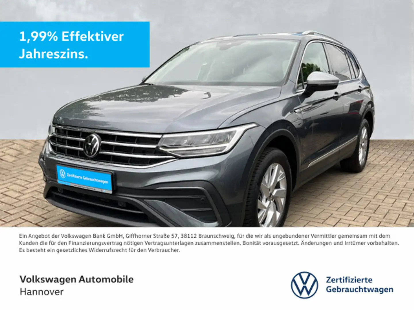 Volkswagen Tiguan Allspace 2.0 TDI DSG Life Navi AHK LED Di Grau - 1