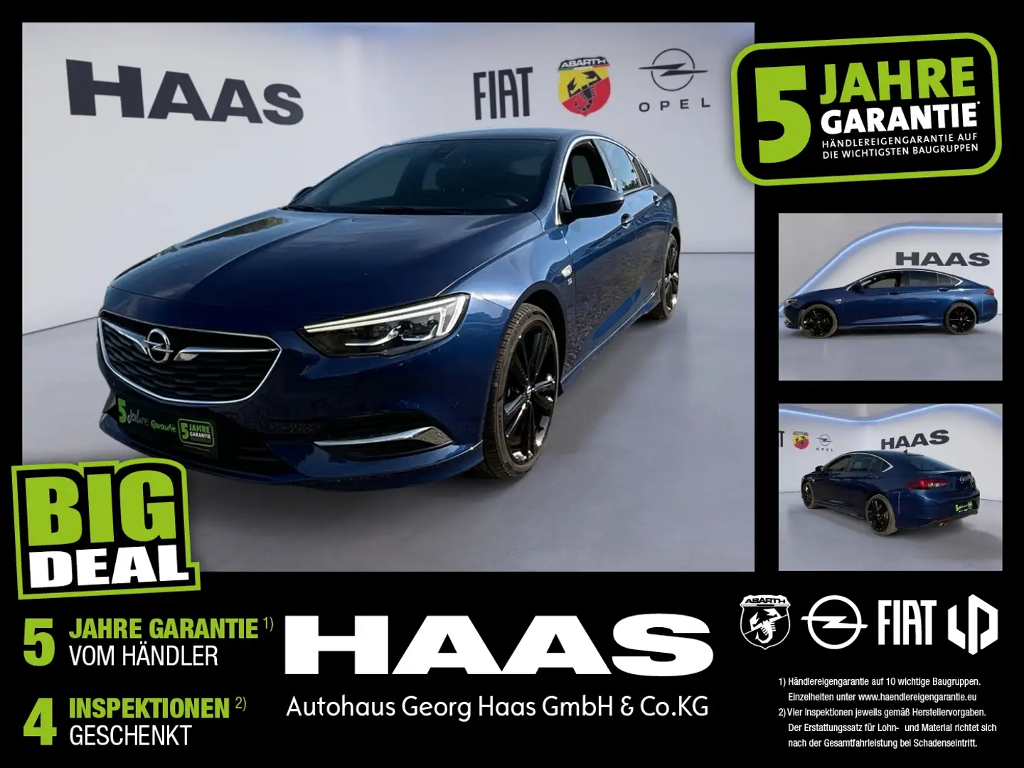 Opel Insignia B Grand Sport 2.0 CDTI OPC-Line uvm Modrá - 1