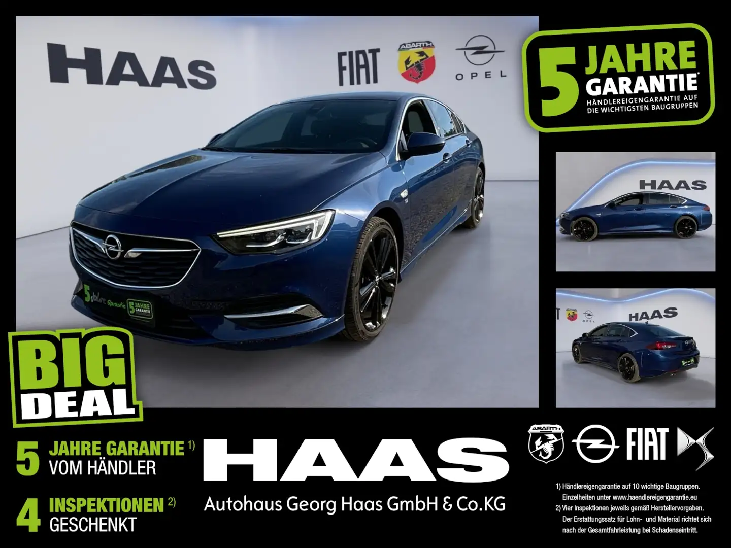 Opel Insignia B Grand Sport 2.0 CDTI OPC-Line uvm Bleu - 1