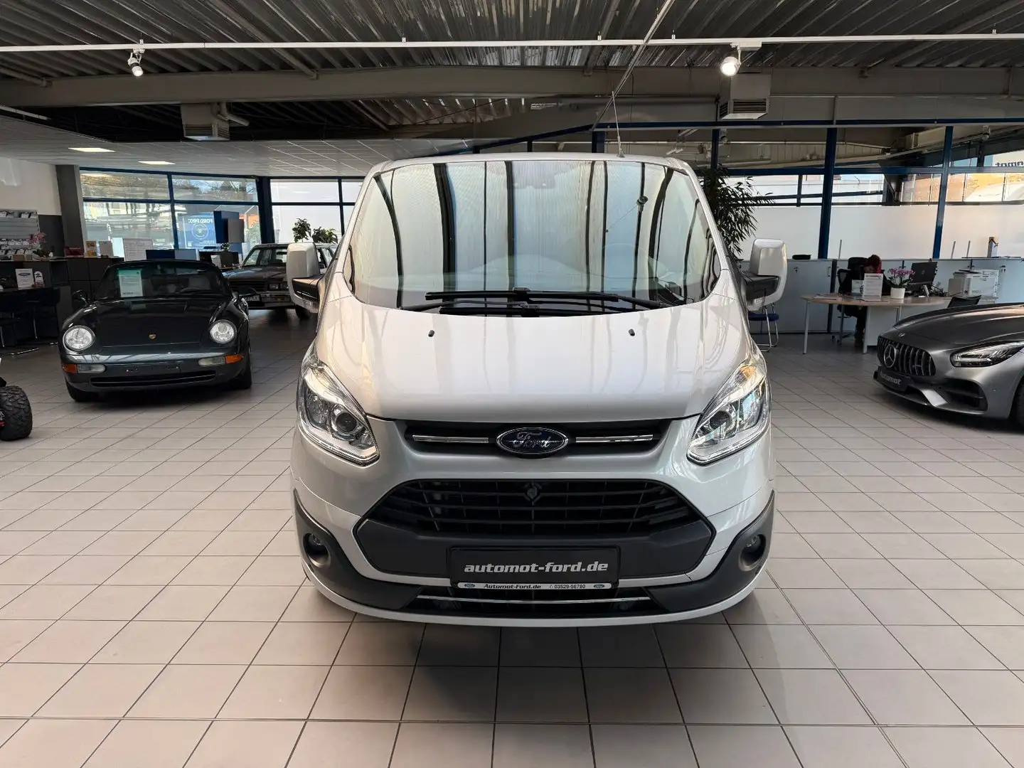 Ford Tourneo Custom 2.0 TDCi*Navi*DAB*Klima* Silber - 2