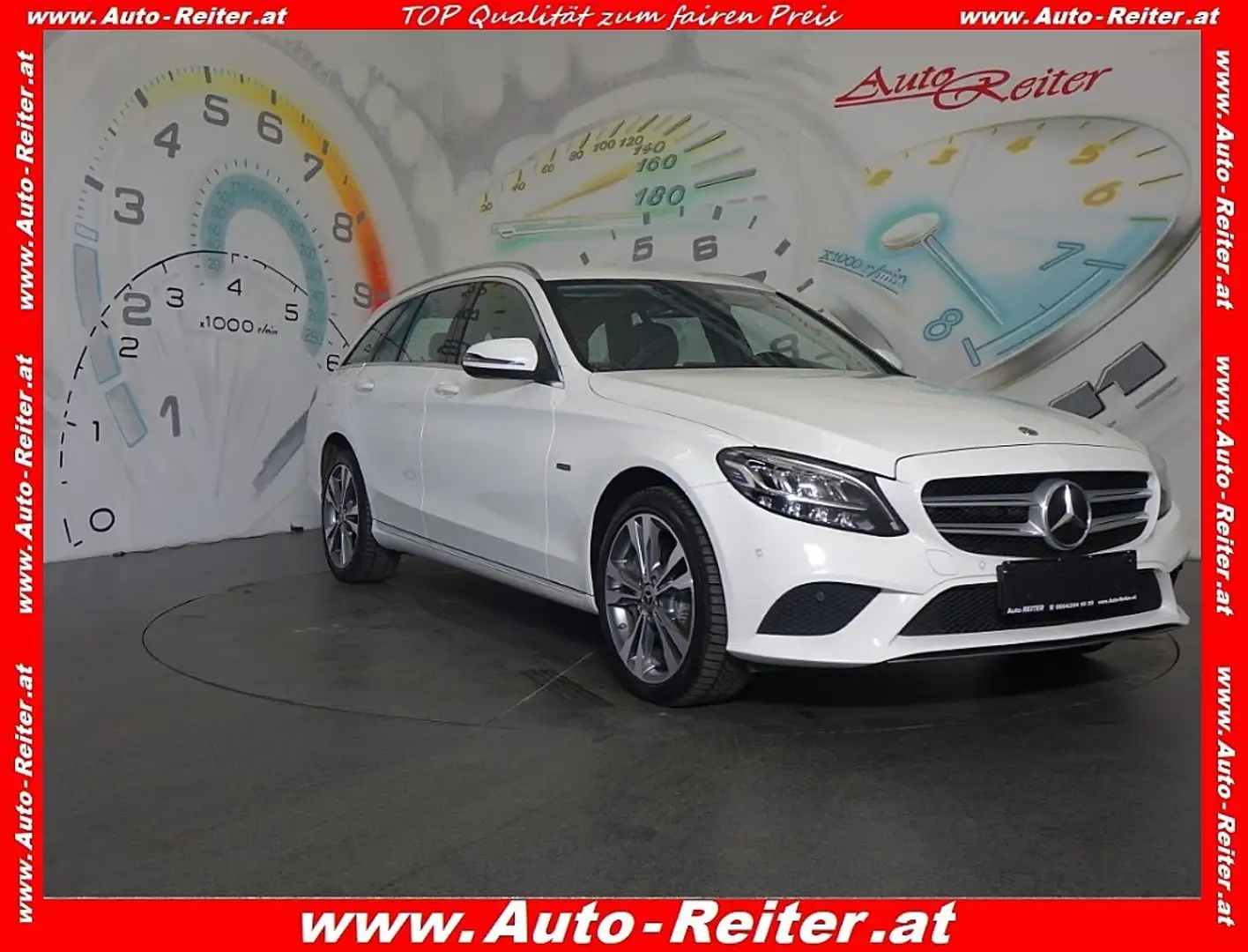 Mercedes-Benz C 300 de PHEV T Aut. *LED, NAVI, AHK* Weiß - 1