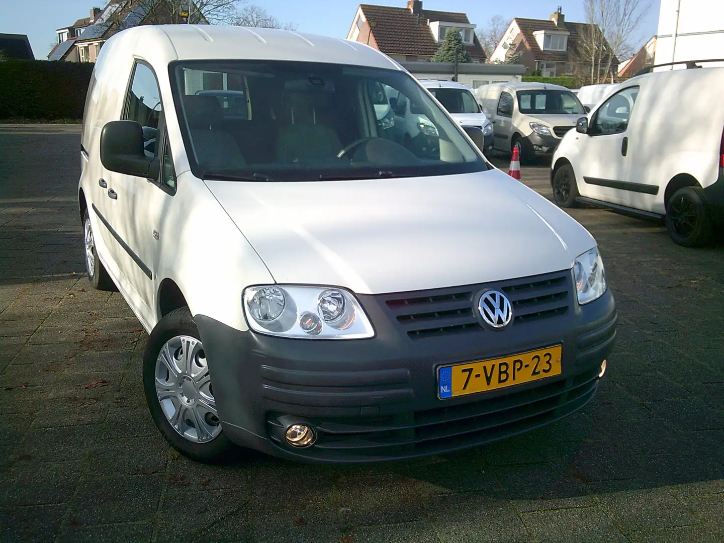 Volkswagen Caddy 2.0 SDI VOORZIEN VAN AIRCO+CRUISE+TRKHAAK !!! Weiß - 1