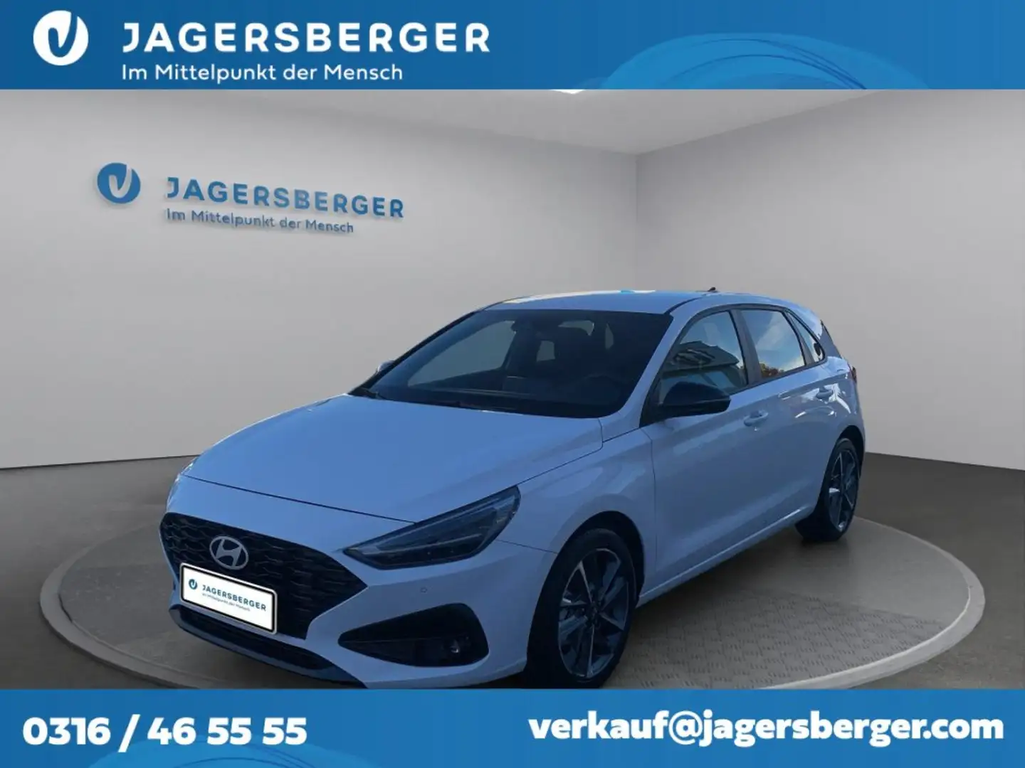 Hyundai i30 1,0 TGDI Go! Plus Weiß - 1