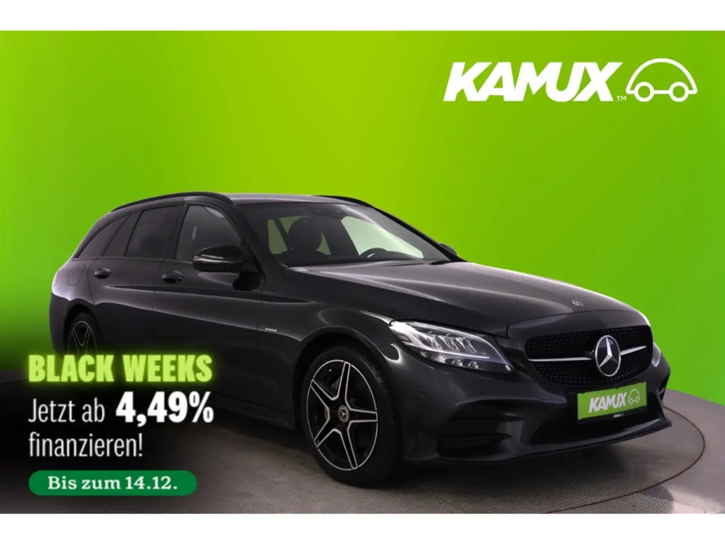 Mercedes-Benz C 220 d T 9G-Tronic AMG Line+LED+NAVI+VIRTUAL Grijs - 1