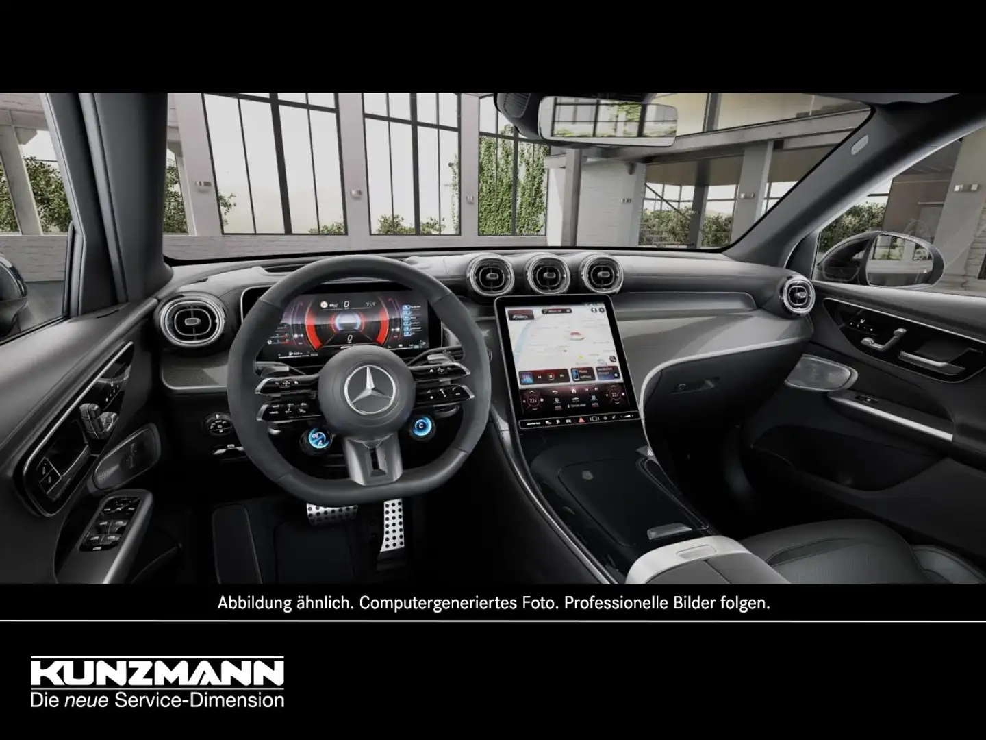 Mercedes-Benz GLC 63 AMG S E PERFORMANCE Night Panorama 360° Modrá - 2