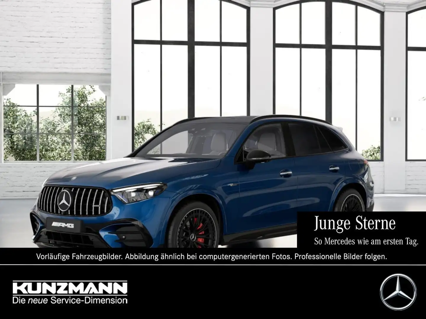 Mercedes-Benz GLC 63 AMG S E PERFORMANCE Night Panorama 360° Blau - 1