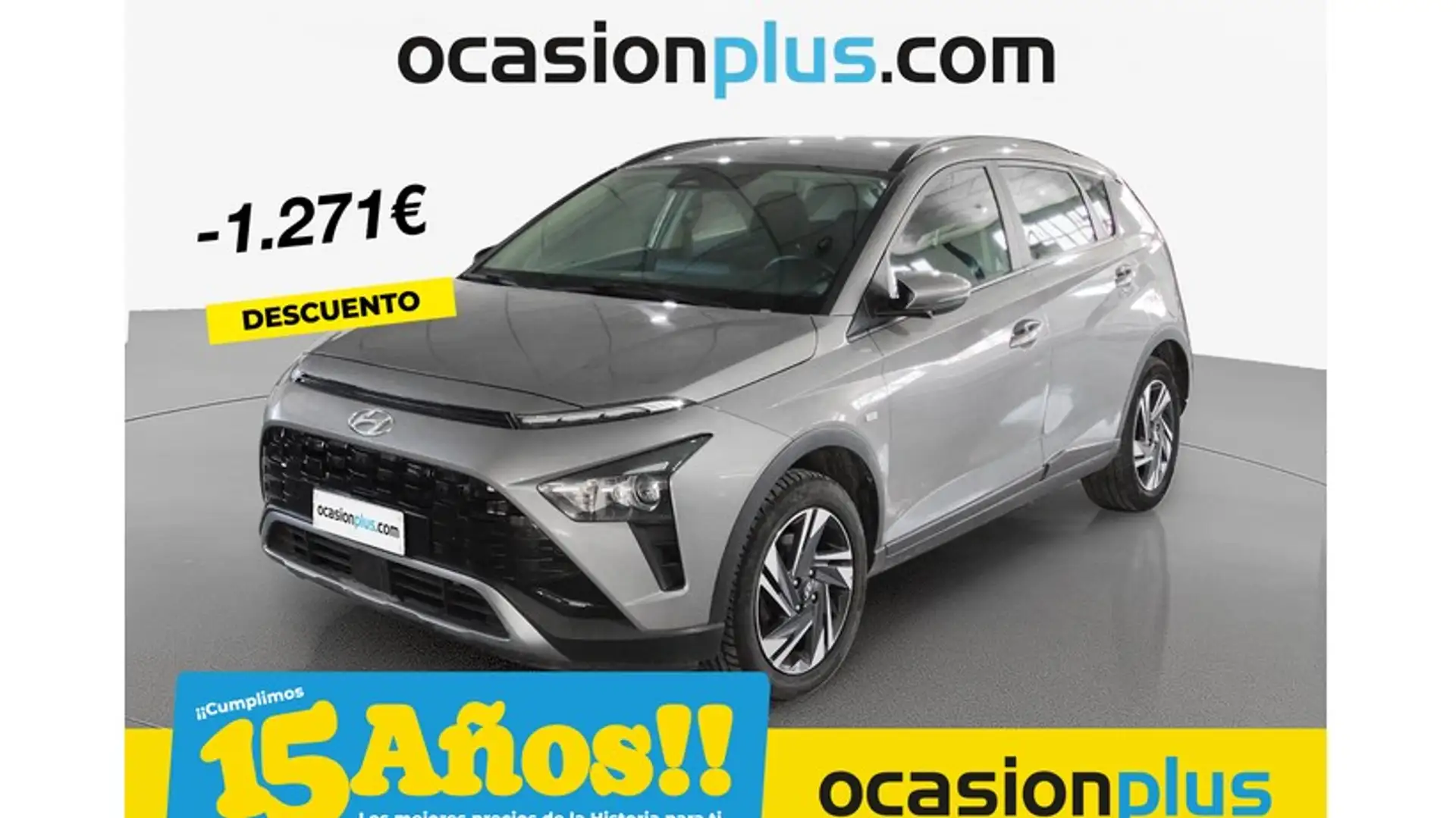 Hyundai BAYON 1.0 TGDI 48V Essence Gris - 1