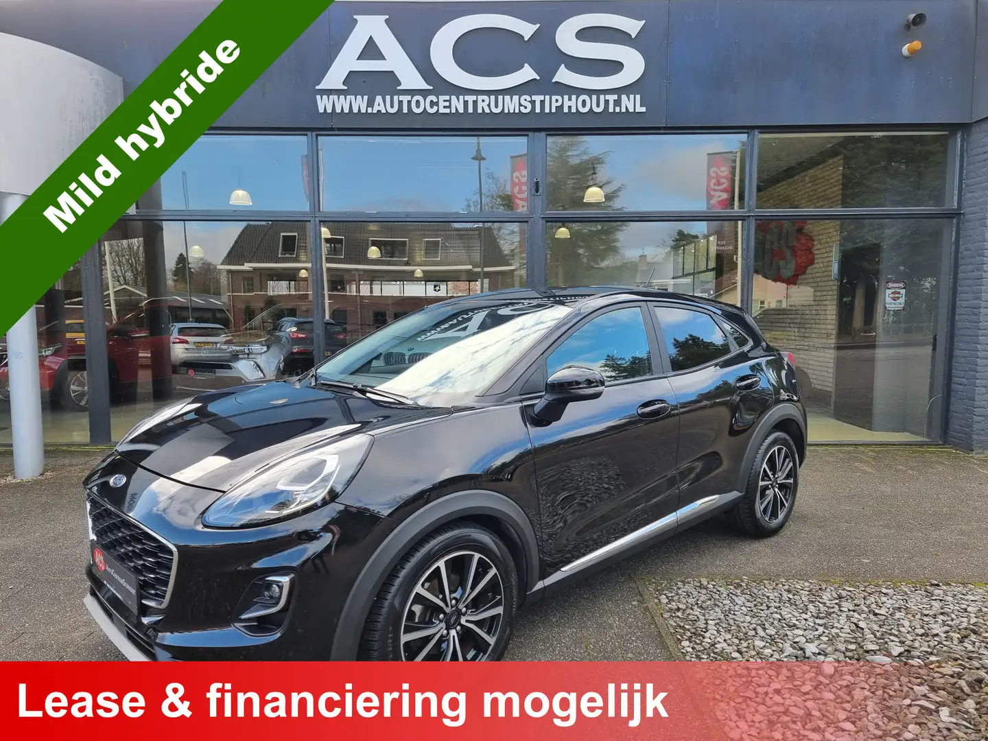 Ford Puma 1.0 EcoBoost Hybrid Titanium | Climate | Privacy | Czarny - 1