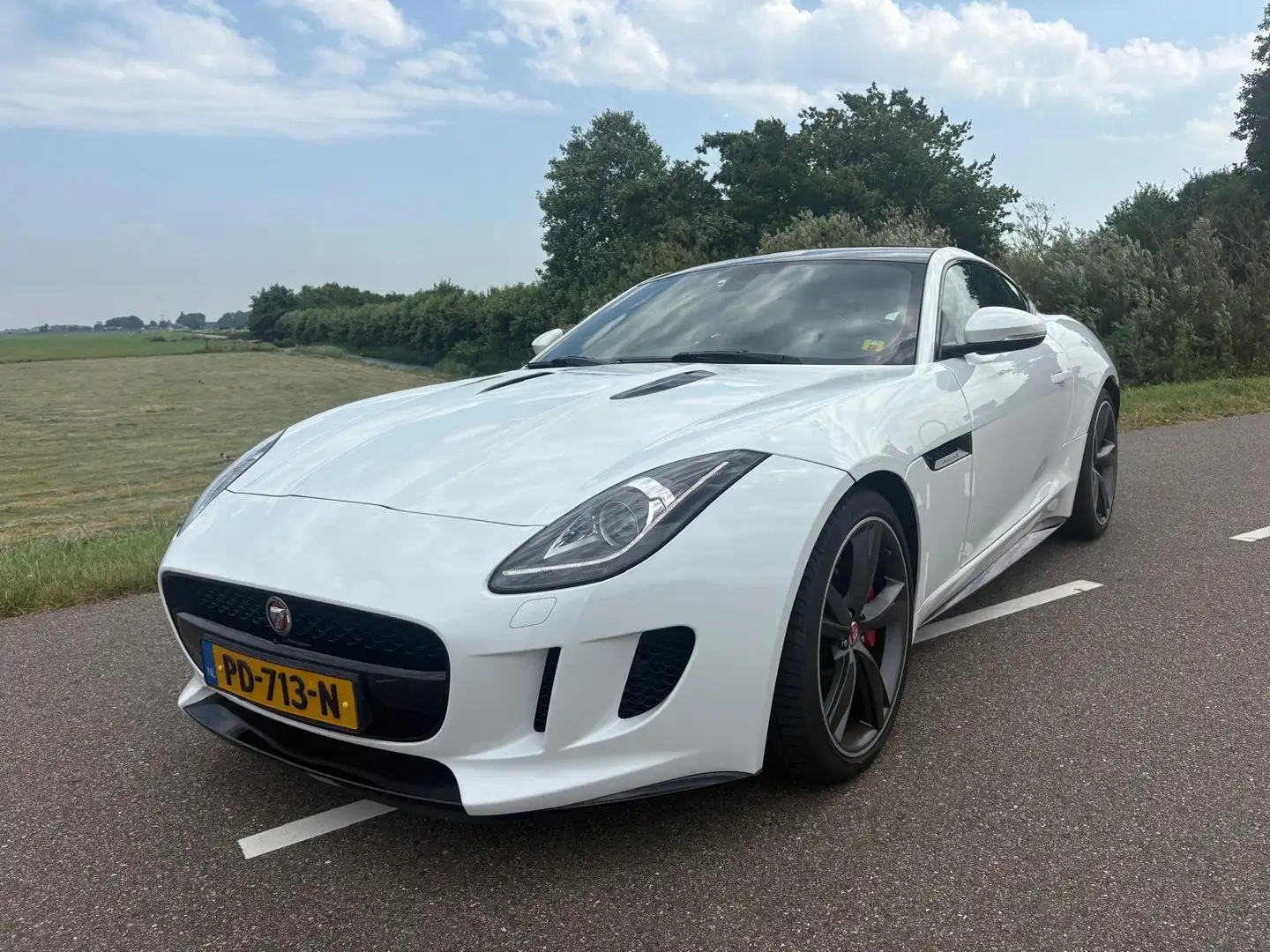Jaguar F-Type 3.0 V6 Coupé 34.000km 1e eigenaar 340pk NIEUW Wit - 1