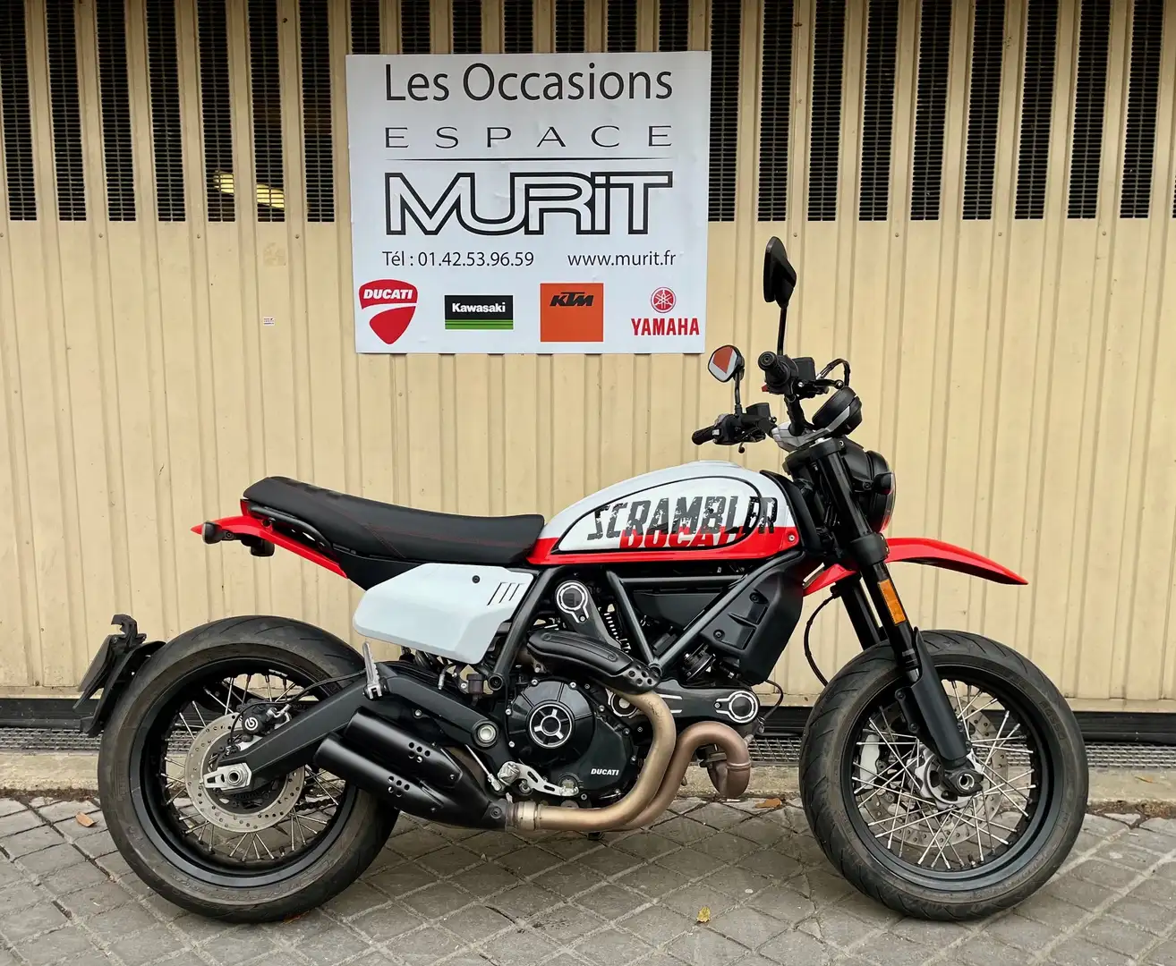 Ducati Scrambler Blanc - 1