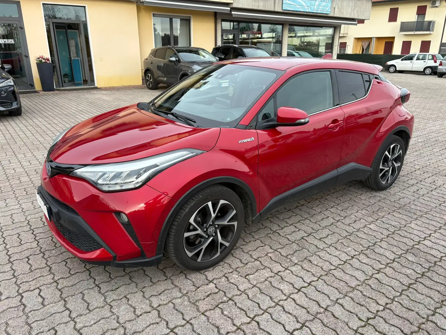 Toyota C-HR 1.8 IBRIDA TAGLIANDATA TOYOTA SI A NEOPATENTATI Rosso - 2
