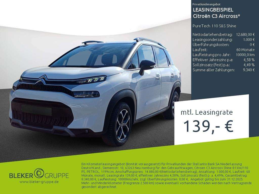 Second hand Citroen C3 Aircross 1.2 shine