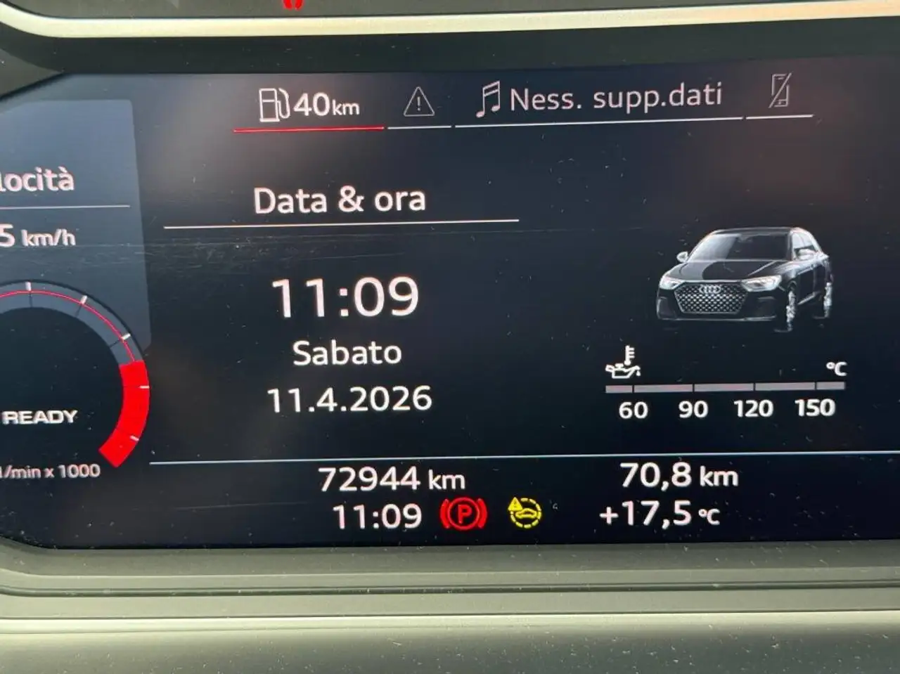 Audi A1 Sportback 30 1.0tfsi adrenalin 110cv Manuale, миниатюра 19