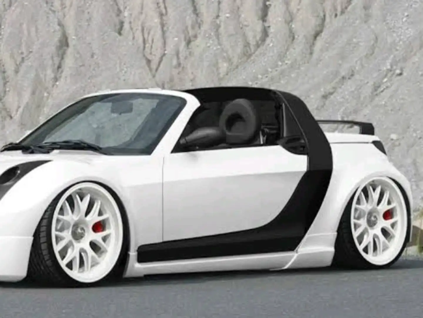 smart brabus roadster softtouch Xclusive Alb - 2