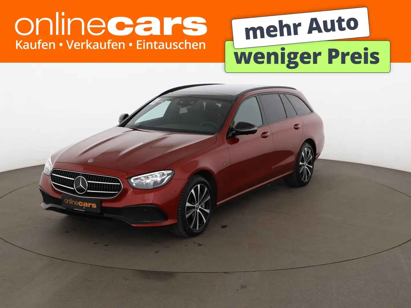 Mercedes-Benz E 300 de 4Matic T Avantgarde Aut LED SKY AHK NAVI Rot - 1