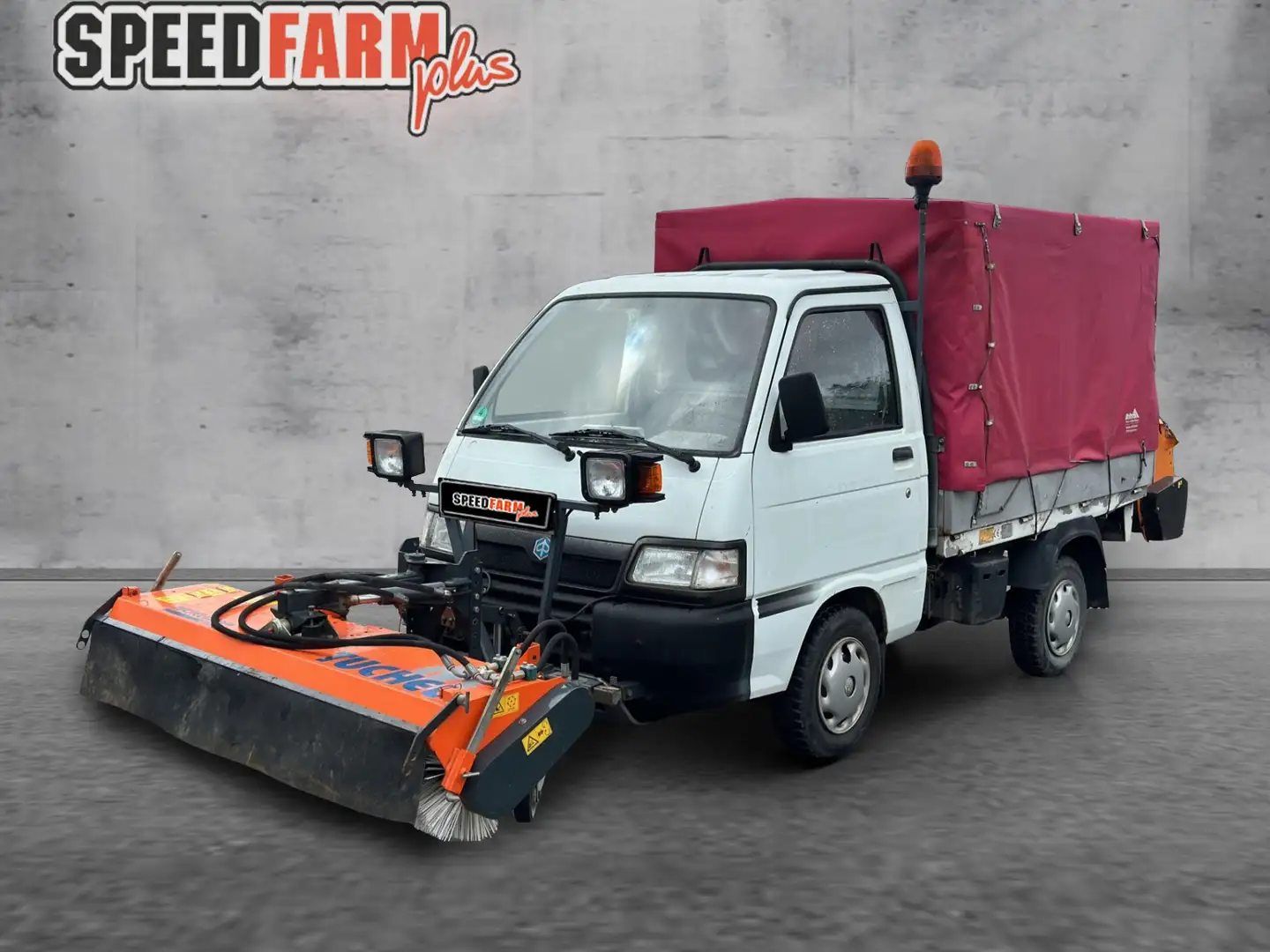 Piaggio Porter S 85 4x4 Winterdienst / Kipper/ Kehrf. Weiß - 1