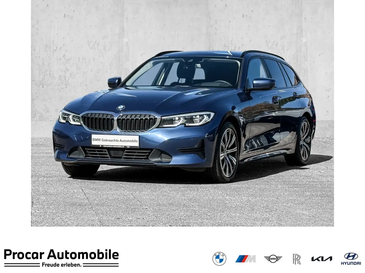 BMW 320 d HUD ACC AHK RFK NAVI Standh. Laser DAB Blu/Azzurro - 1