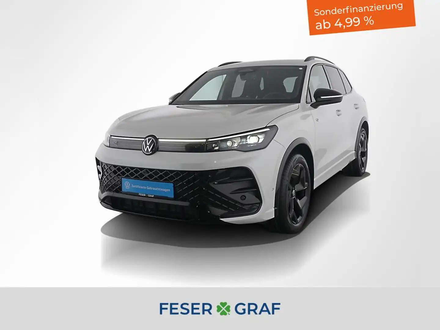 Volkswagen Tiguan 2.0 TDI R-Line BlackStyle DSG SHZ ACC 19" Weiß - 1