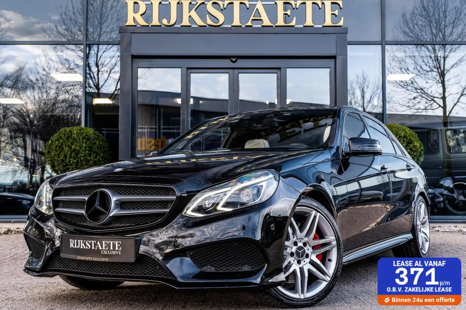 Mercedes-Benz E 500 E500 Edition Sport AMG|PANO|CAMERA|H&K|19' Zwart - 1