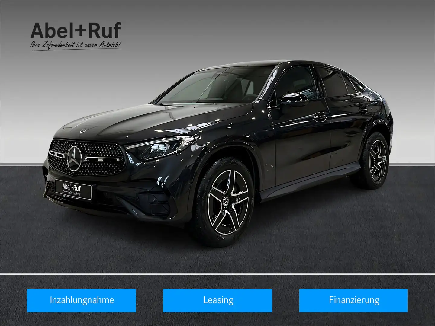 Mercedes-Benz GLC 300 de 4M Coupé AMG+LED+Night+Ambi+AHK+360° Grau - 1