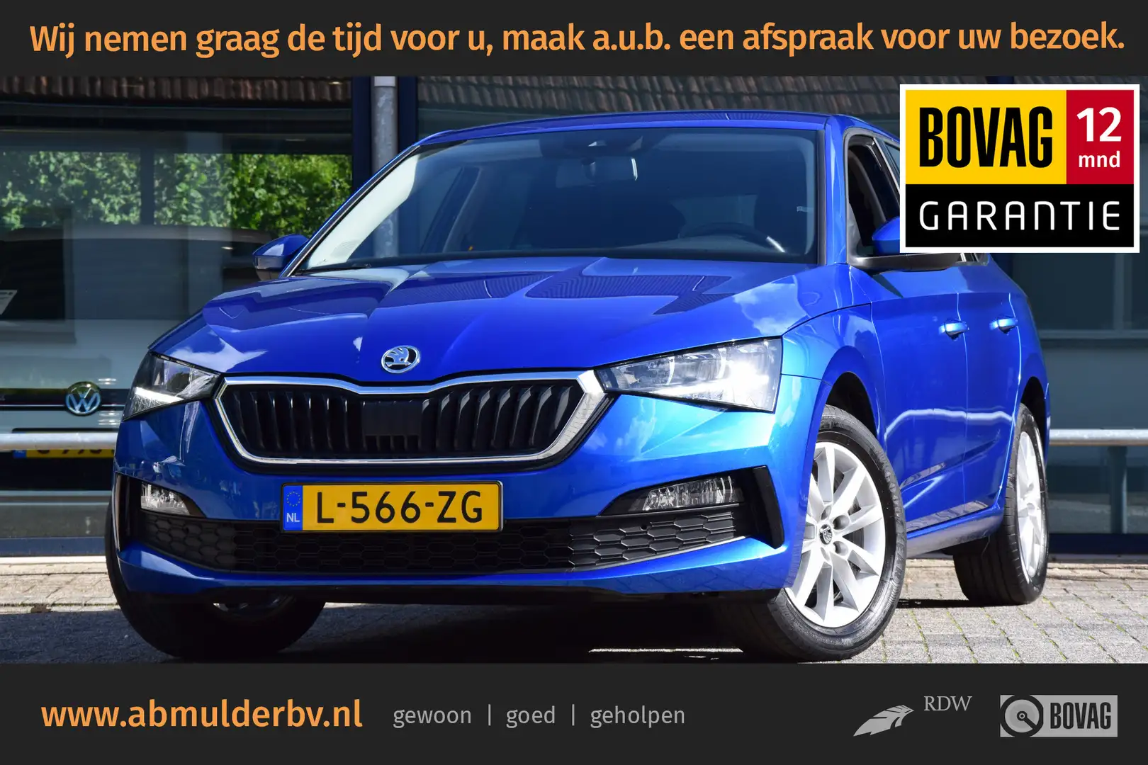 Skoda Scala 1.0 TSI Online Edition 111PK | Org. NL | BOVAG Gar Blauw - 1