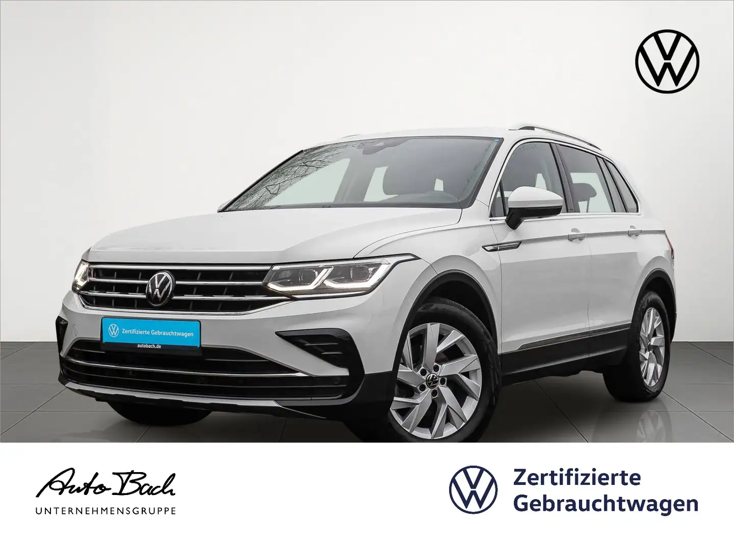 Volkswagen Tiguan 1.5 TSI DSG Elegance, Navi, LED-Matrix, A Weiß - 1