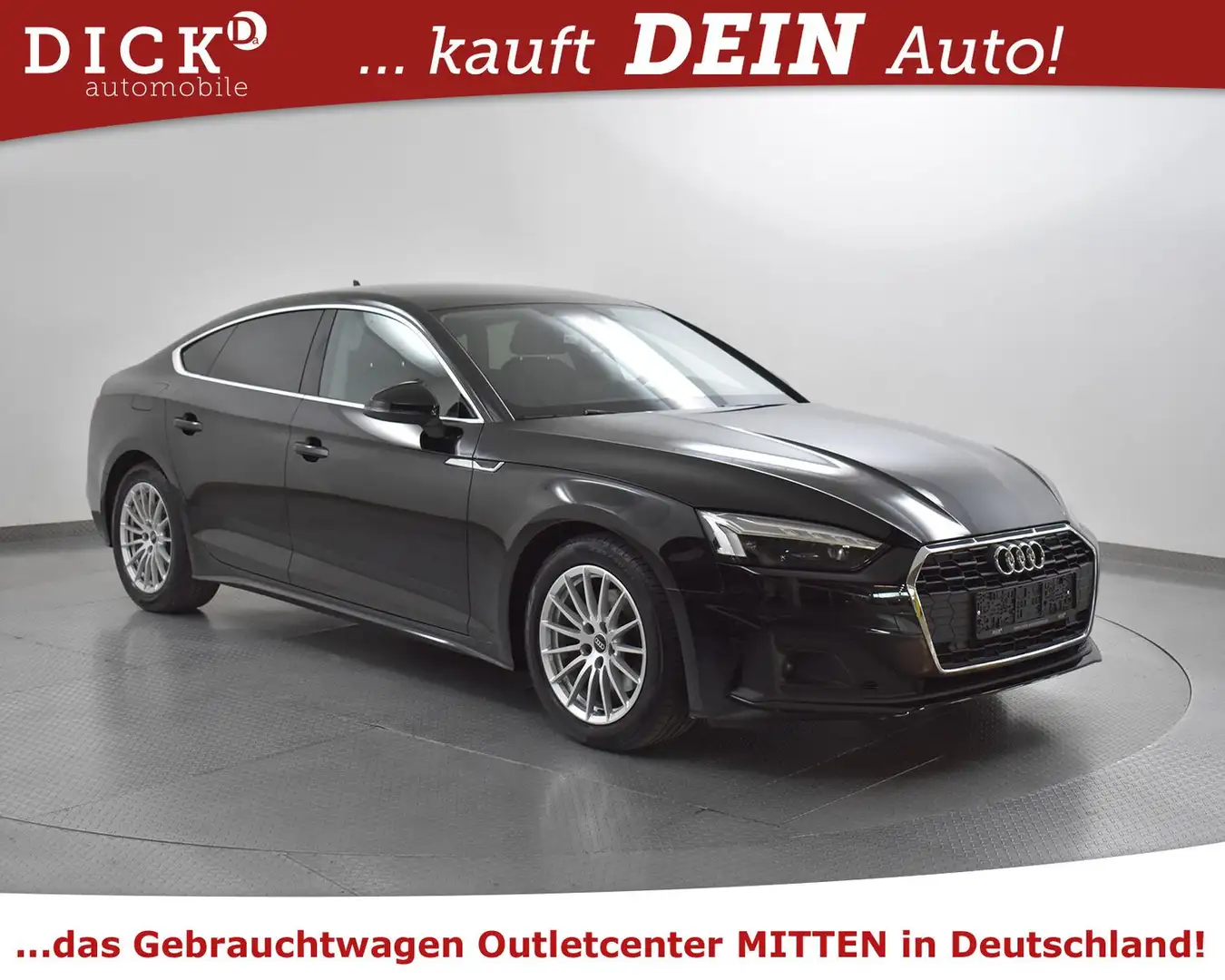 Audi A5 SB 35d VIRTU+MATRIX+NAVI+STDHZ+HEAD+ACC+AHK+ Schwarz - 1