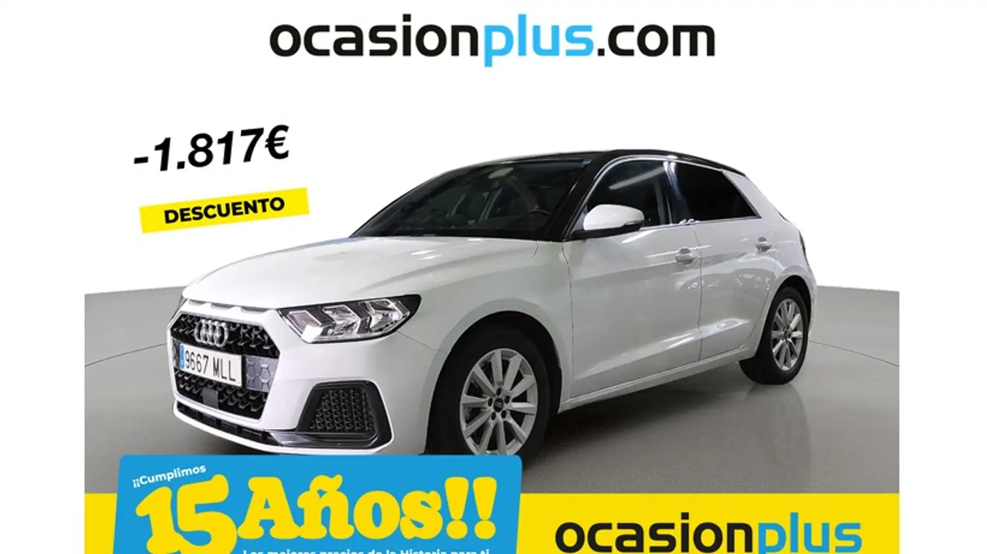 Audi A1 Sportback 30 TFSI Advanced Blanc - 1