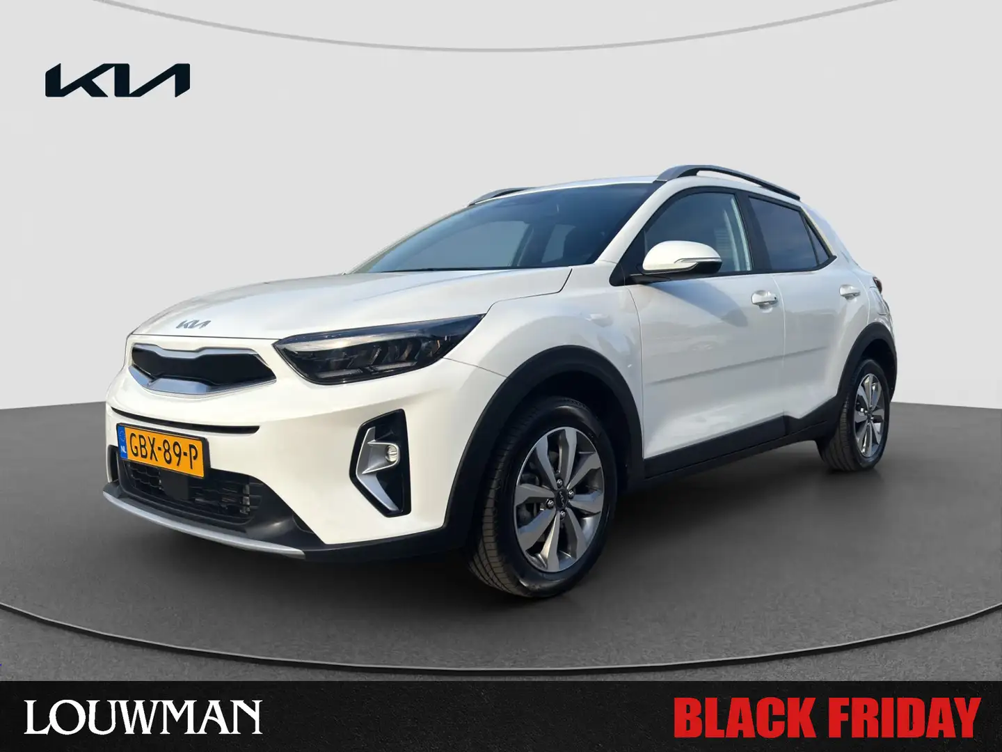 Kia Stonic 1.0 T-GDi MHEV DynamicPlusLine Blanc - 1
