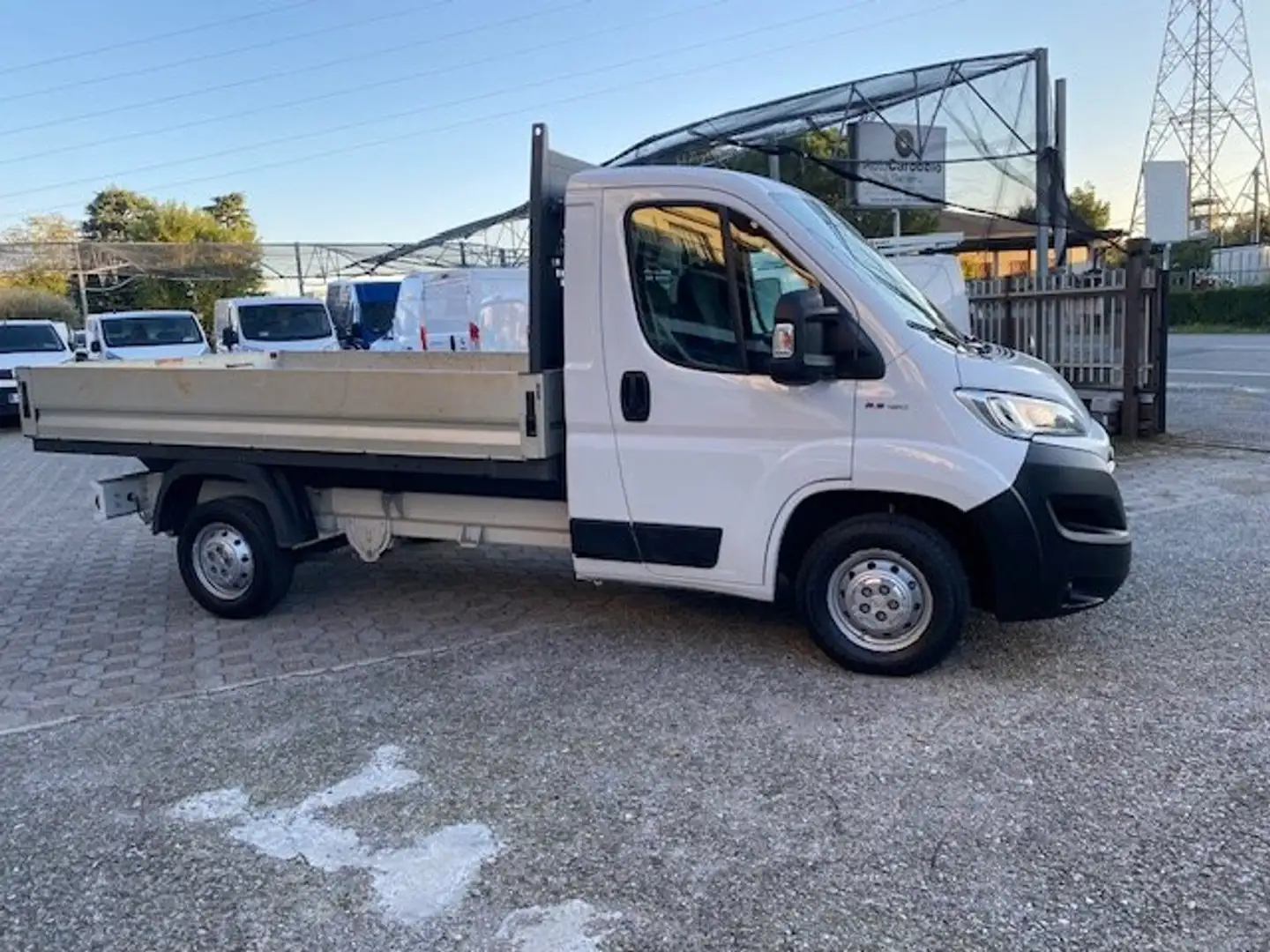 Fiat Ducato 34 2.3 MTJ 130 CV CASSONATO 3,20 METRI Blanc - 2