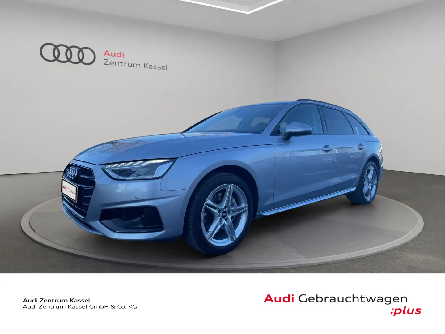 Audi A4 40 TDI quattro LED Navi HuD AHK PDC+ Zilver - 1