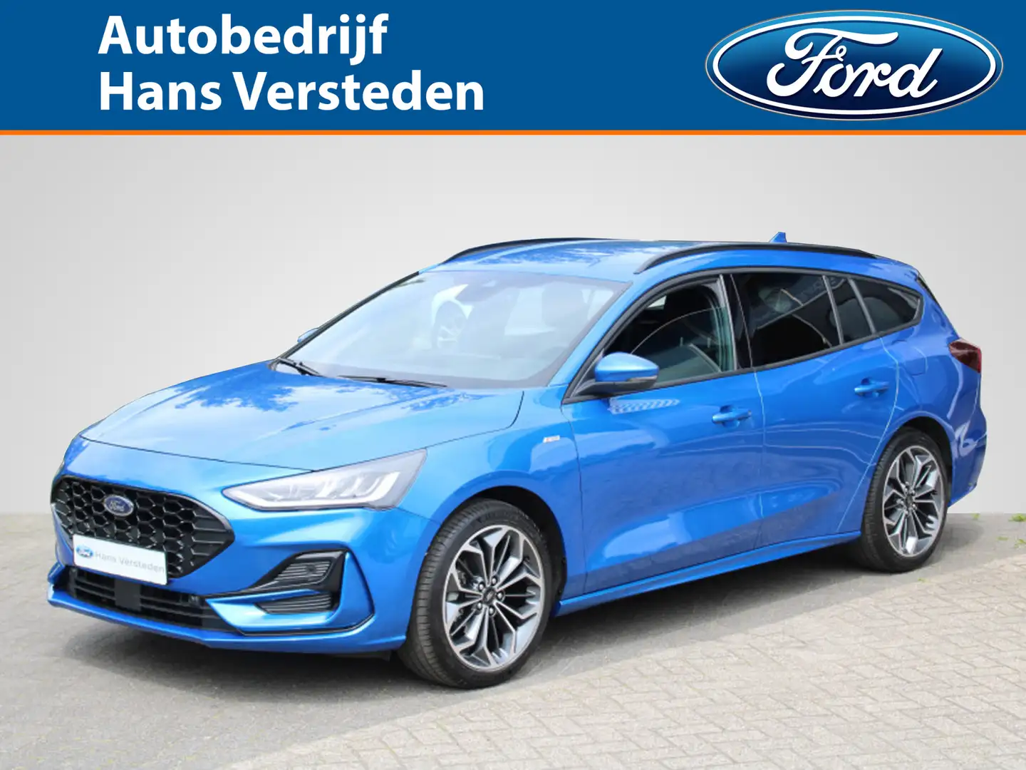 Ford Focus Wagon 1.0 EcoBoost 155pk Hybrid ST Line X GROTE NA Blauw - 1
