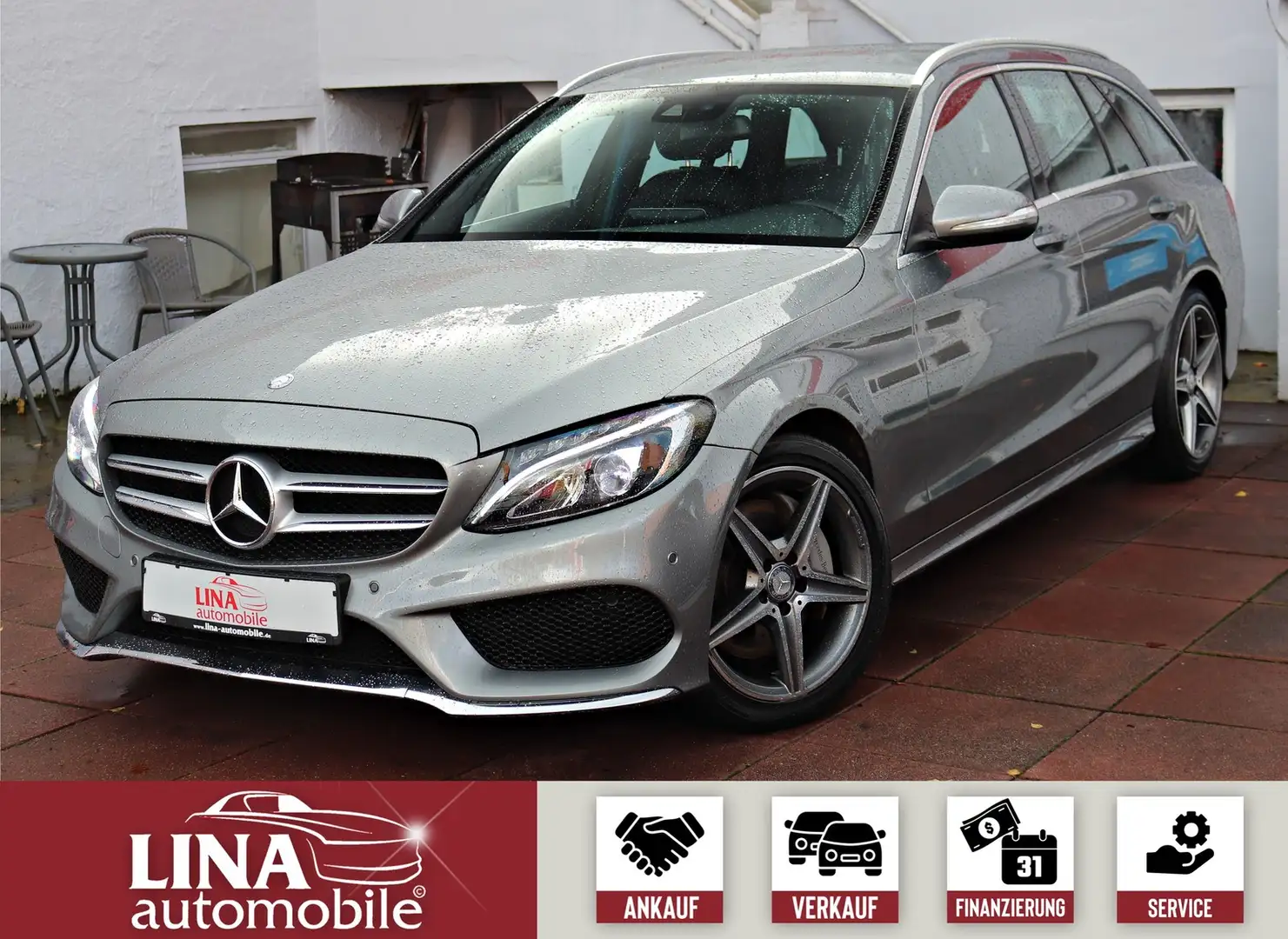 Mercedes-Benz C 250 d AMG Kamera*NaviComand*Leder*LED*el.Heck* Argent - 1