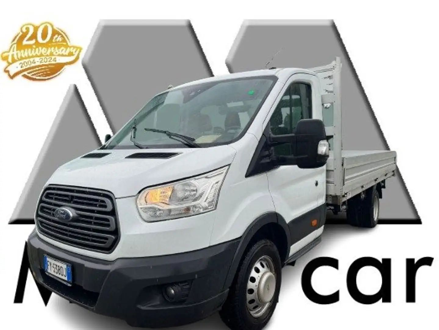 Ford Transit L4 130CV CASSONE Gemellato -FY538DJ Blanc - 1
