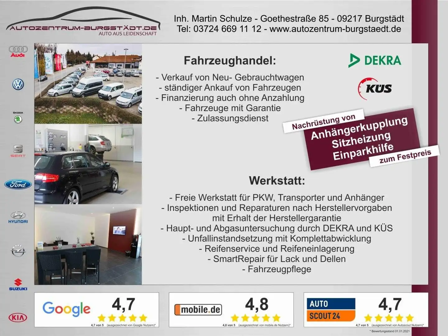 Volkswagen Caddy 2,0 TDI Basis PKW/Navi/Flügeltüren/PDC v+h Weiß - 2