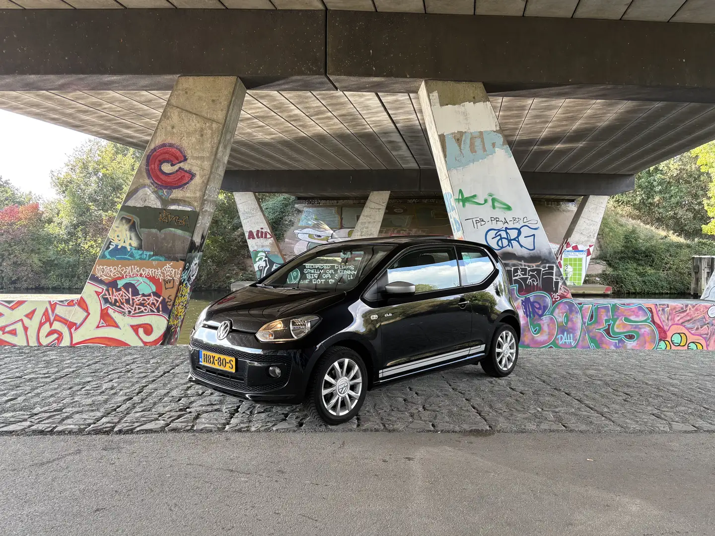 Volkswagen up! 1.0 club up zwart Zwart - 1