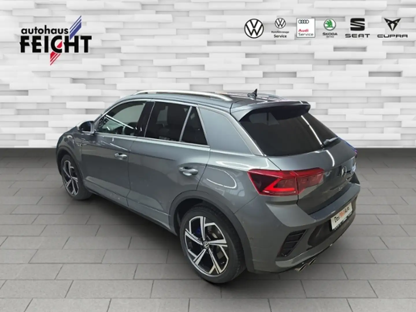 Volkswagen T-Roc R 2.0 TSI 4Motion+NAVI+LED+RFK+ACC+APP-CO. Grey - 2