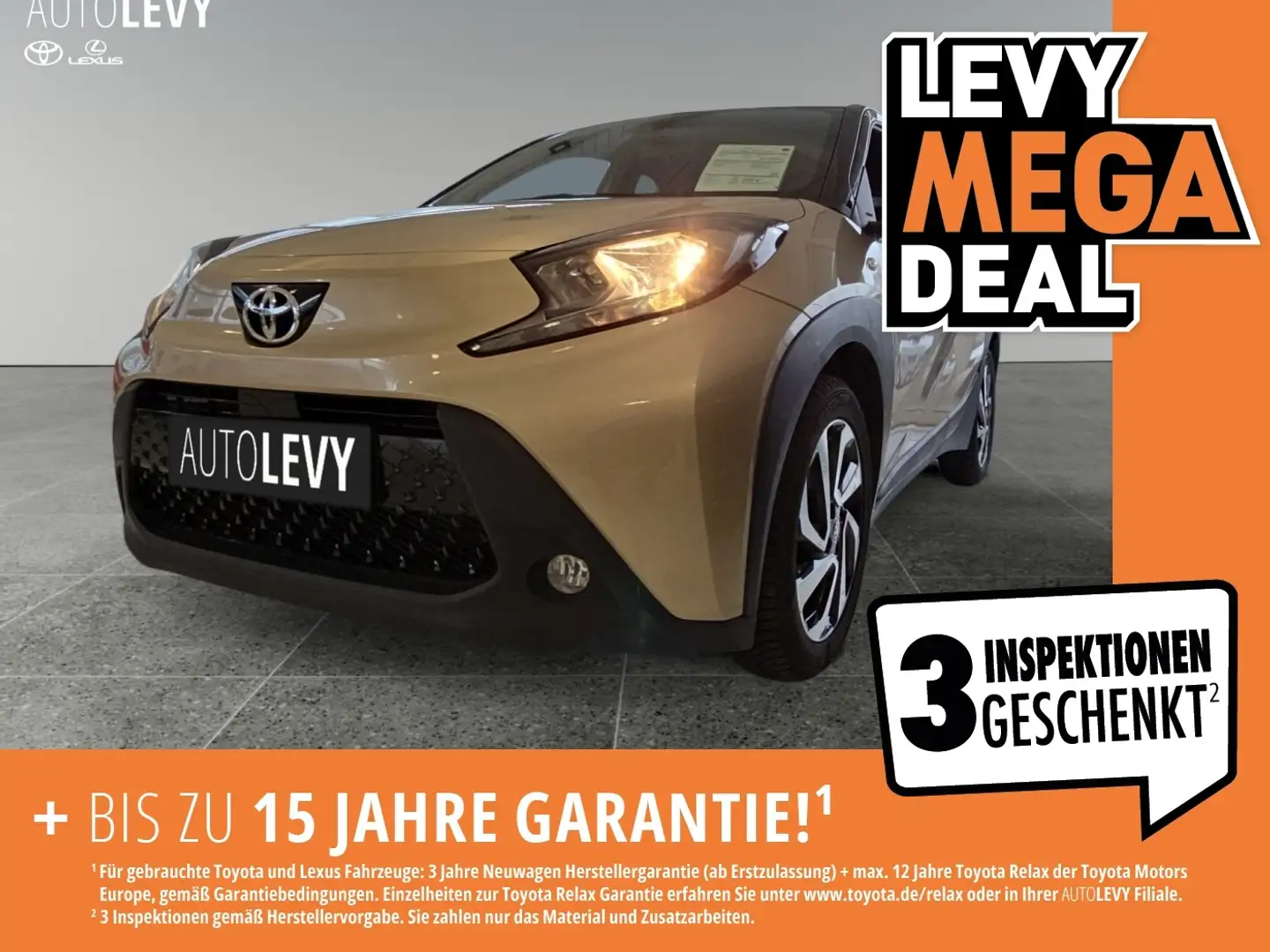 Toyota Aygo 1.0 Team D FLA SpurH KAM Navi ACC SHZ Schwarz - 2