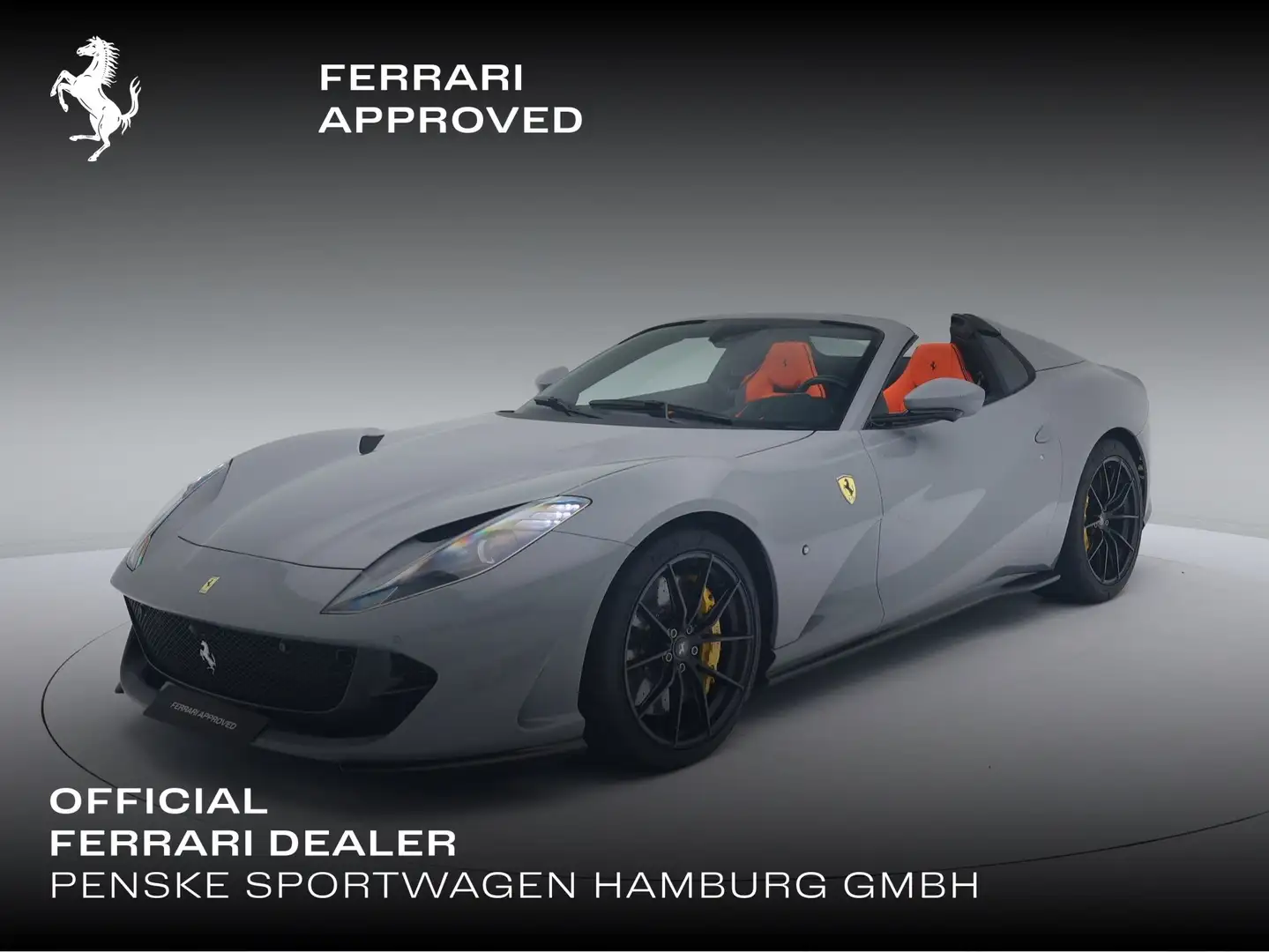 Ferrari 812 GTS I Grigio Nardo I Mandarino Antiguo I FERRARI H Grau - 1