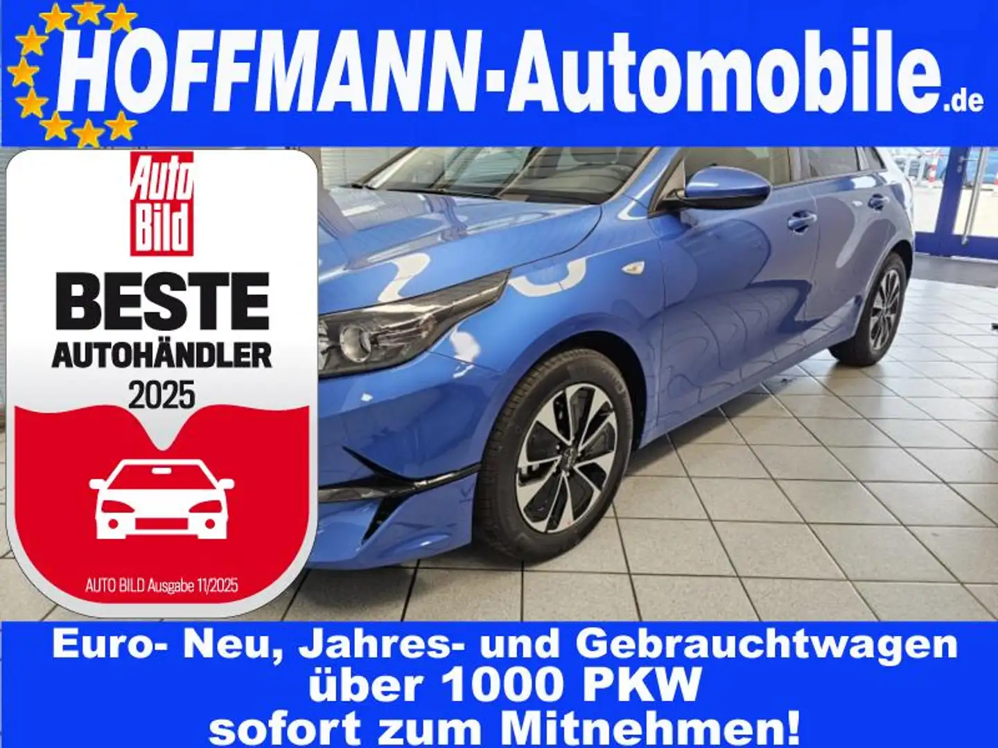 Kia Ceed / cee'd Navi,Sitzhzg.,Lenkradhzg.,PDC,Kamera,Alu Blu/Azzurro - 1
