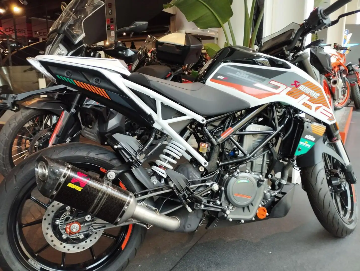 KTM 390 Duke Akrapovic Bianco - 1