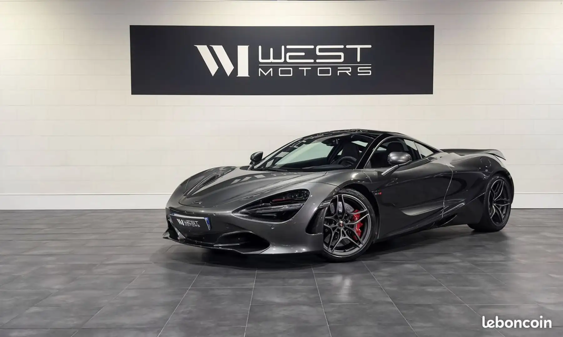 McLaren 720S V8 4.0 720 – Française Toit Pano Echappement Sport Gris - 1