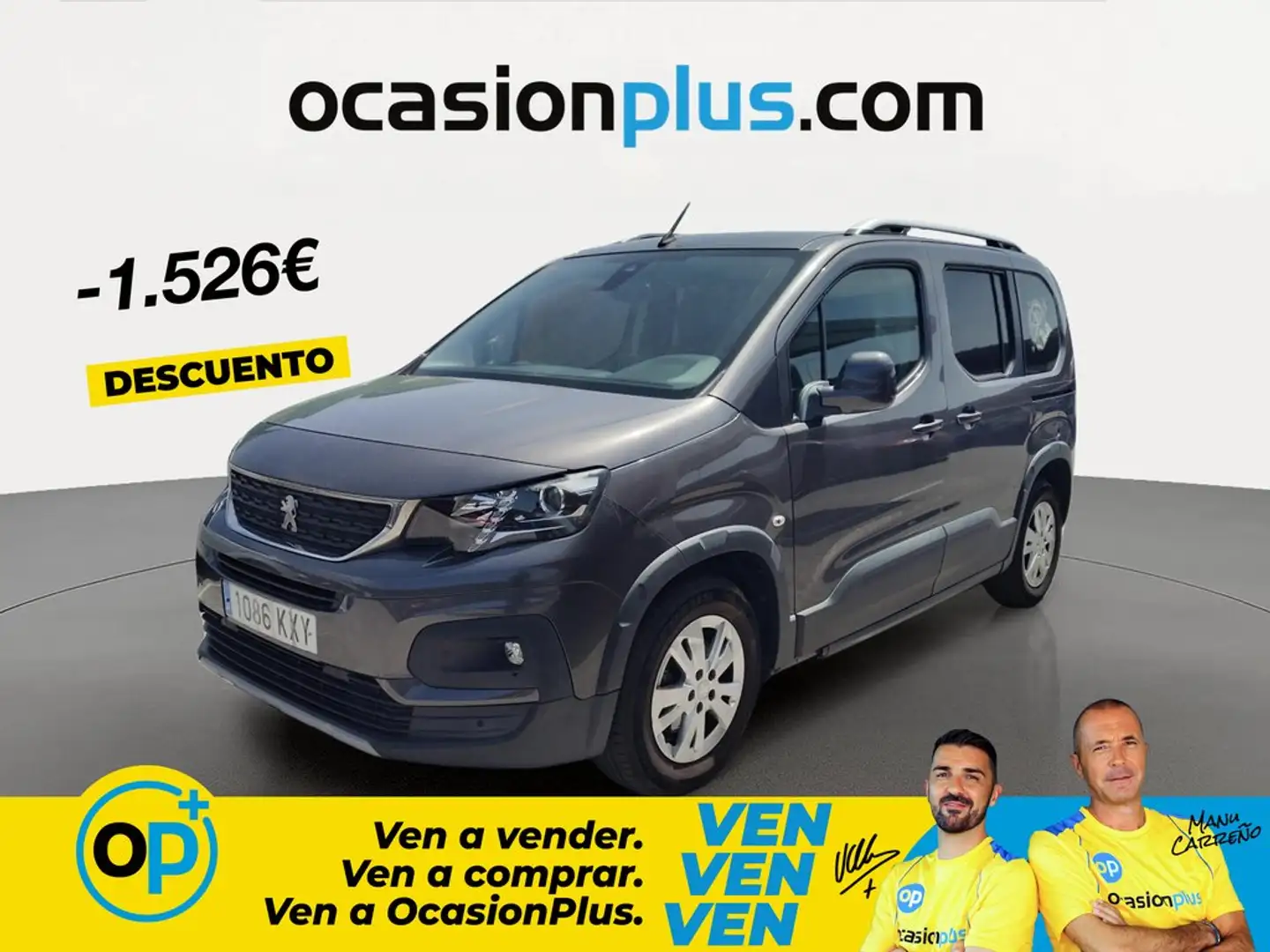 Peugeot Rifter 1.2 PureTech S&S Standard Allure 110 Gris - 1