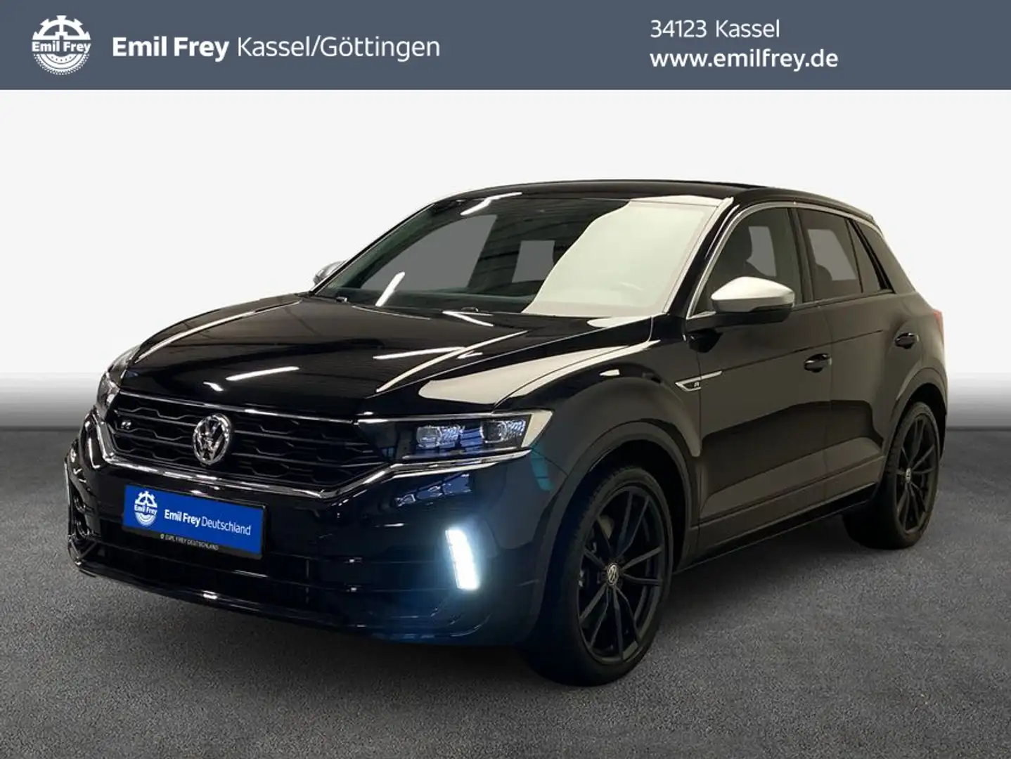 Volkswagen T-Roc 2.0 TSI 4M DSG R /ACC/Navi/FahrAss/AHK Schwarz - 1