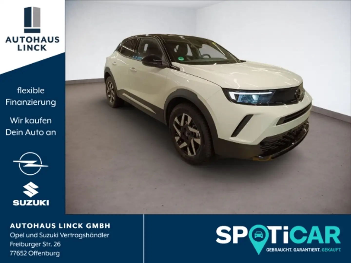 Opel Mokka GS 1.2 Turbo EU6e Sitzheizung Wit - 1