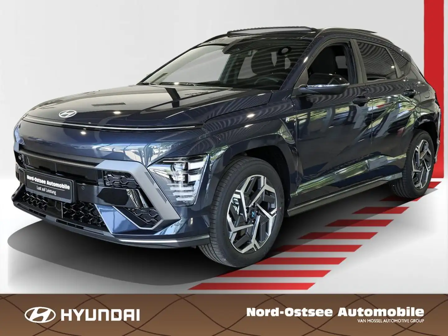 Hyundai KONA SX2 HEV N-Line  Glas-Schiebedach Blauw - 1