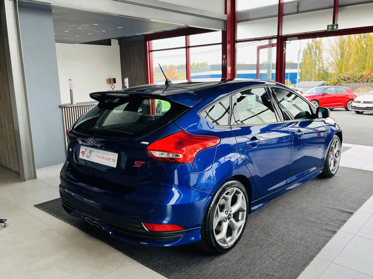 Ford Focus ST 2,0 250 GPS APPLE CARPLAY FEUX HALOGENE KEYLESS PARK PILOT PACK HIVER RECARO BLUETOOTH EXCE Bleu - 2